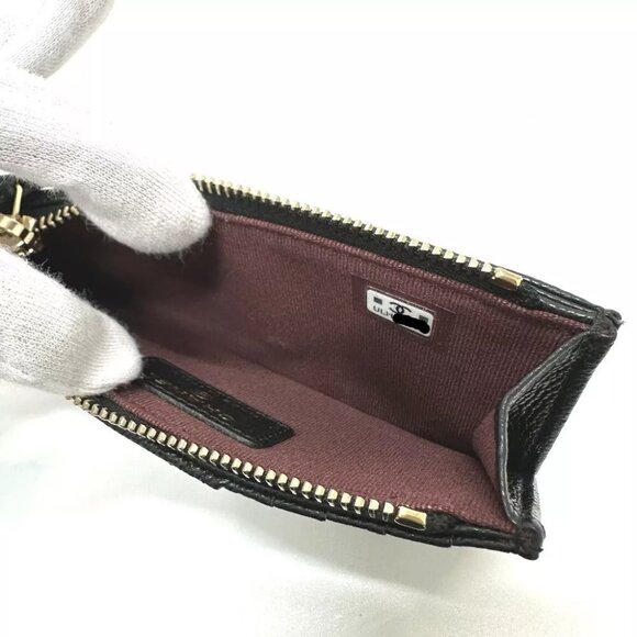 CHANEL AP2570 CC Mark Matelasse Classic Zip Card Case coin purse Unused - Picture 12 of 12